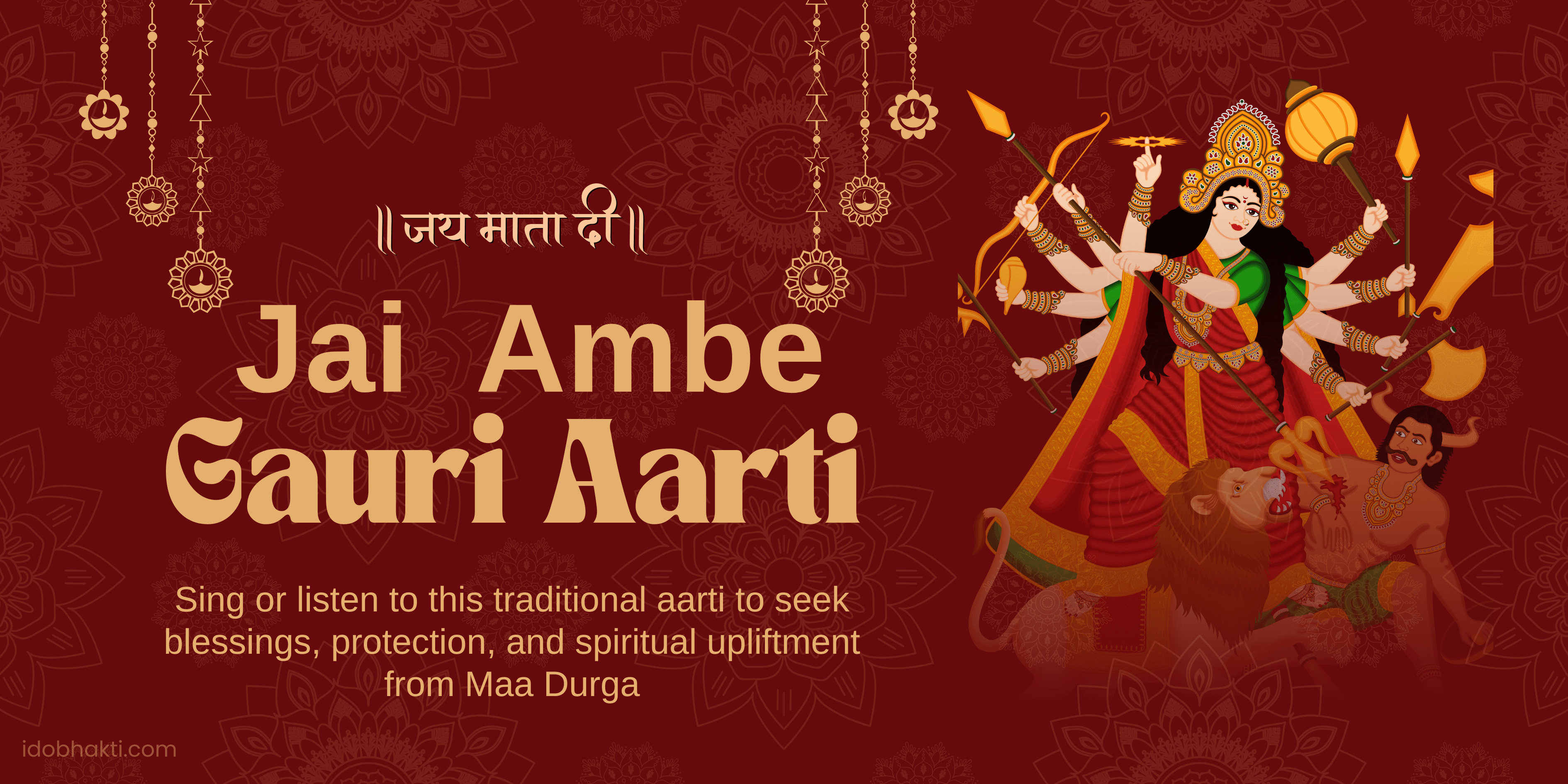 Jai Ambe Gauri Aarti – Devotional Song for Goddess Durga