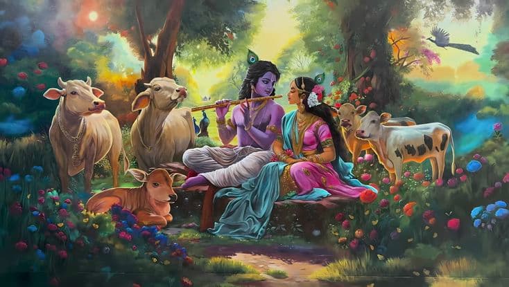 Radha and shree krishna