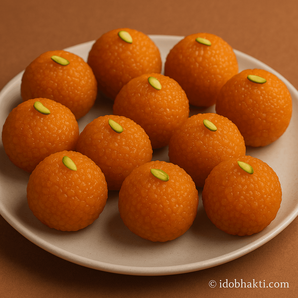 Motichoor laddoo