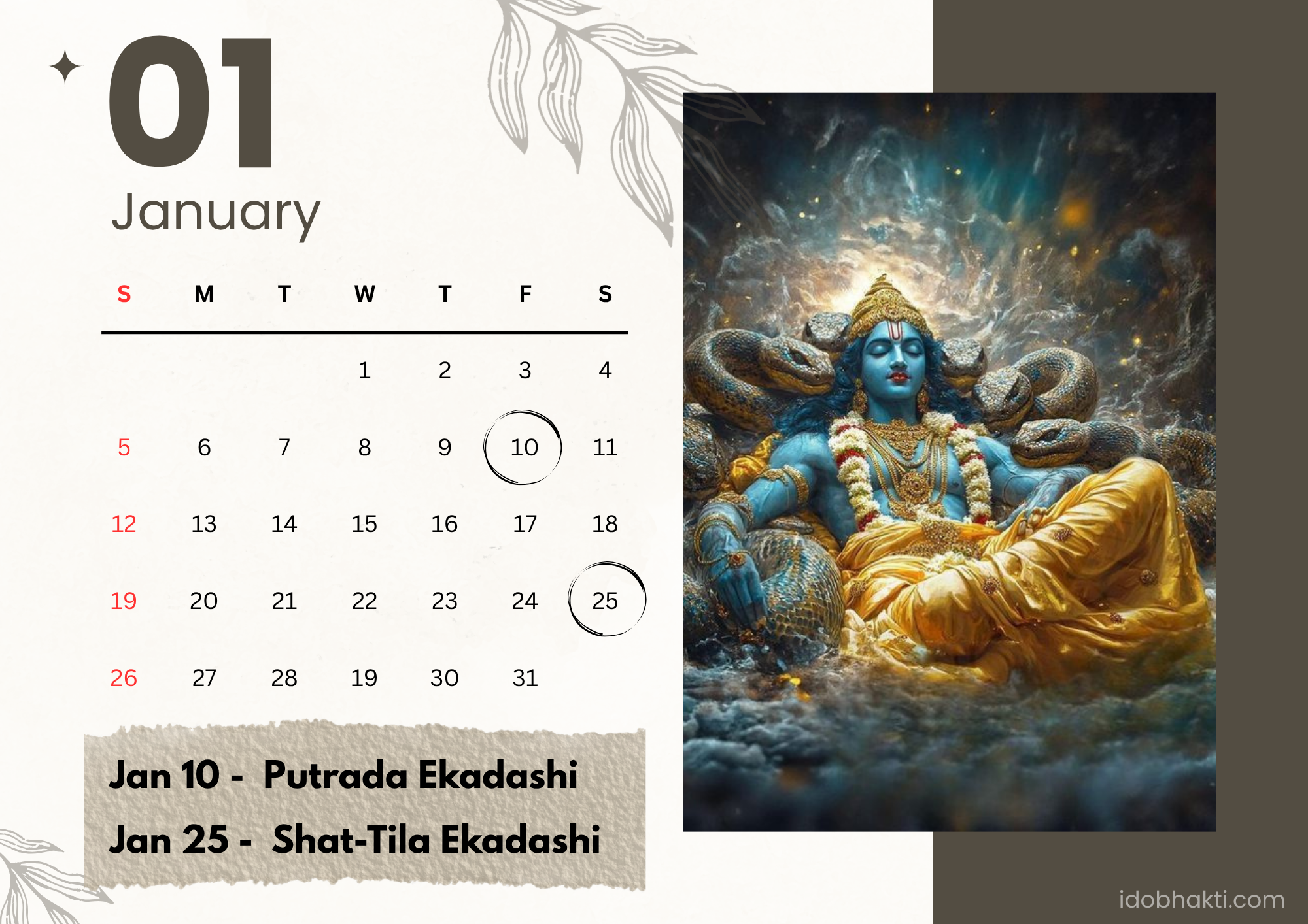 Ekadashi in January
