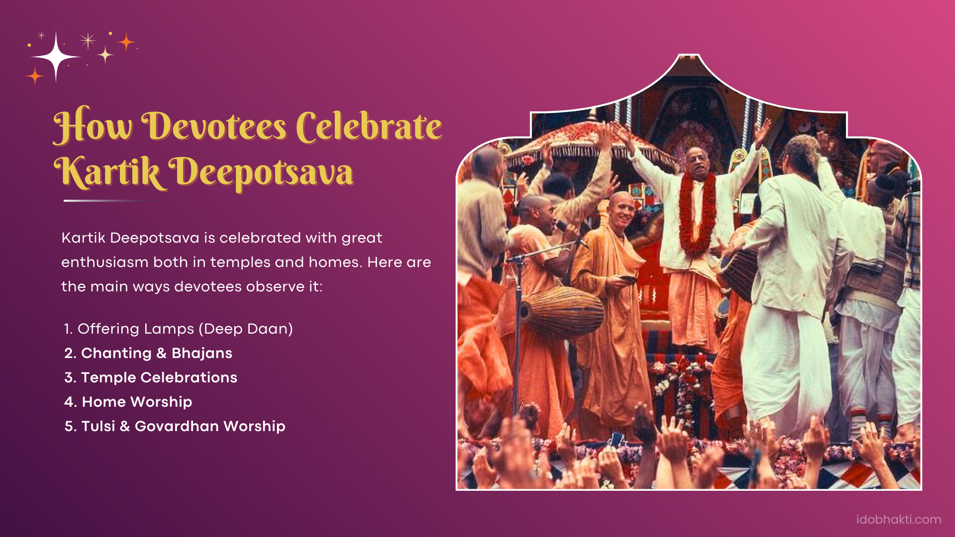 How Devotees Celebrate Kartik Deepotsava