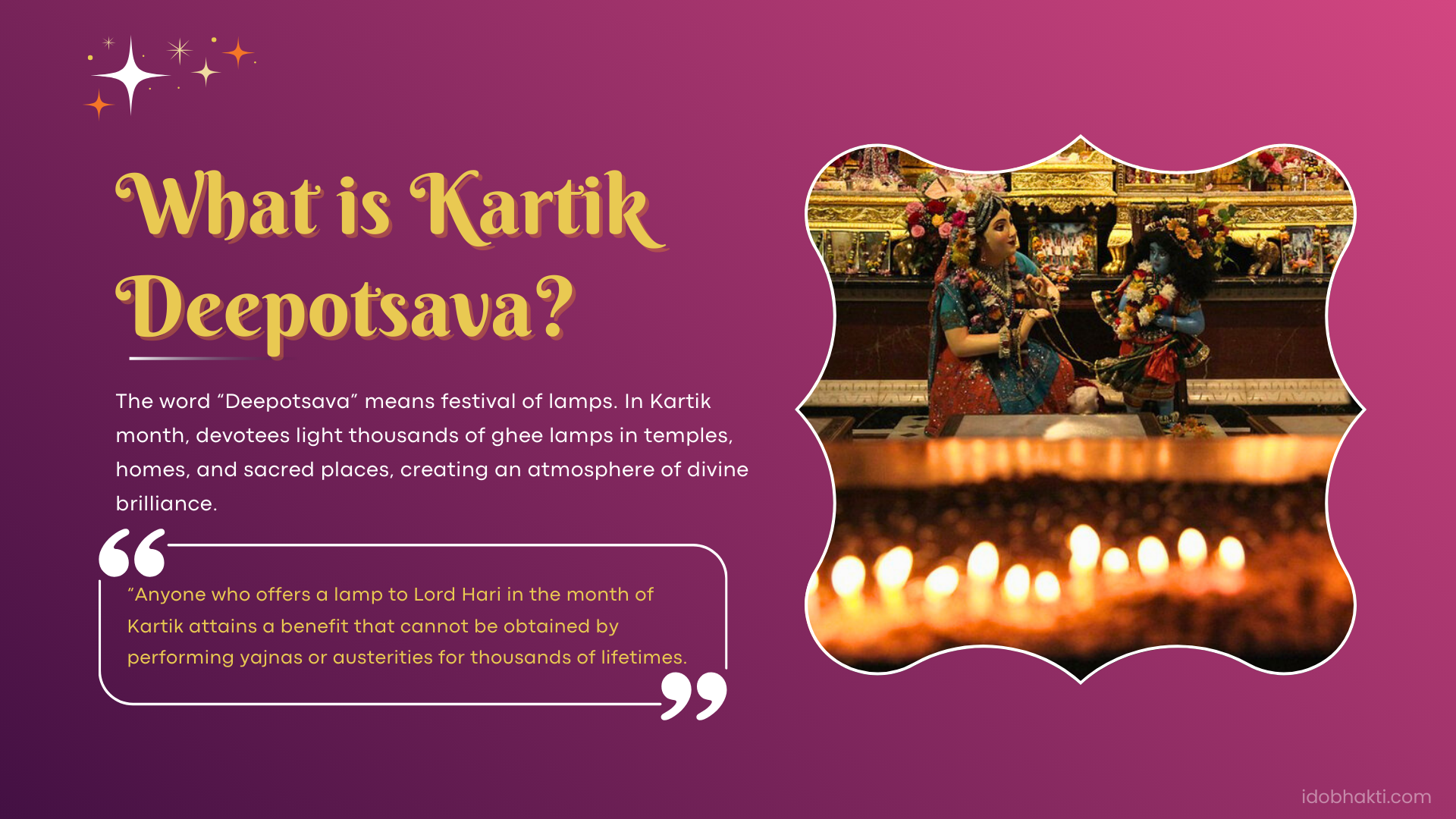 What is Kartik Deepotsava